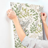 MN1844 Eden Retreat Beige Green Wallpaper