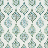 MN1851 Marketplace Motif Grey Green Wallpaper