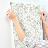 MN1893 Quartet Neutral White Wallpaper