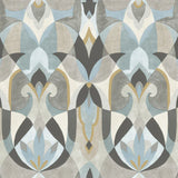 MN1921 Malta Neutral Blue Gold Wallpaper 
