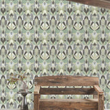 MN1922 Malta Glint Green Wallpaper