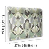 MN1922 Malta Glint Green Wallpaper