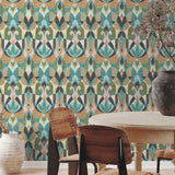 MN1923 Malta Multi Gold Wallpaper