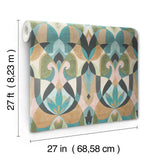 MN1923 Malta Multi Gold Wallpaper