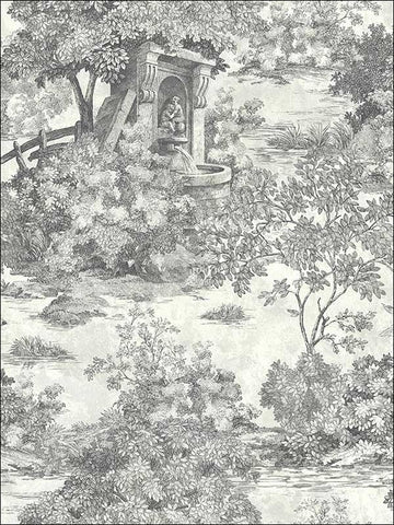 MS90900 Toile Wallpaper