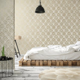 MT2020 Lustre Modern Damask Wallpaper