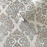 MT2035 Lustre Modern Damask Wallpaper