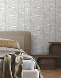 MT5673 Cascade Palm Chevron Wallpaper