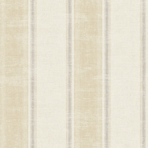 MV82207 Distressed Stripe Pearl Shimmer TanvWallpaper