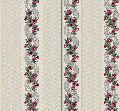 MX9694 Abbey's Garland Wallpaper 