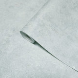 WM37654101 Matt distressed light gray teal faux concrete Textured modern plain Wallpaper