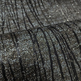 2304 Mica zebra lines textured silver gray black bronze abstract Natural Wallpaper 3D