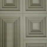 Z46025 Modern Dark gray Silver Metallic Faux Wood Panel Imitation Textured Wallpaper 3D