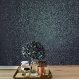 M6011 Modern Indigo Purple Natural Terra Mica Stone Wallpaper Plain Glitter effect