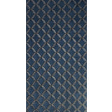 221227 Modern Navy blue gray gold graphic trellis faux fabric textured wallpaper rolls