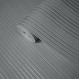 Z90015 Modern Plain Silver gray metallic faux fabric tria lines textured wallpaper roll