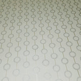 10171 Modern beige cream silver glitter rings chain circles contemporary wallpaper 3D