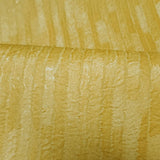 Z77512 Modern yellow - orange faux fabric vertical stripes textured lines wallpaper 3D