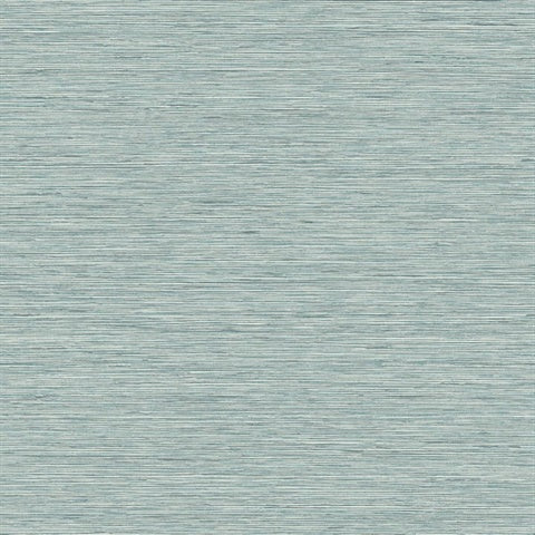 NG50126X Savannah Faux Beach Grasscloth Aqua Wallpaper