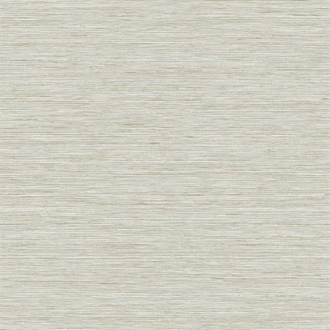 NG50129X Savannah Faux Beach Grasscloth Sterling Wallpaper