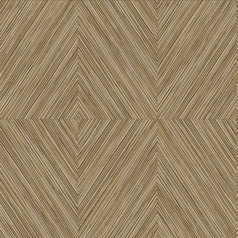NG50155X Naturale Flax Faux Wood Geometric Wallpaper