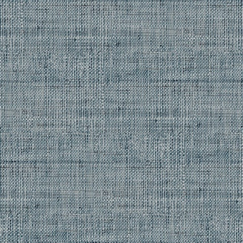 NG50169X Kaya Turkish Blue Faux Basketweave Wallpaper