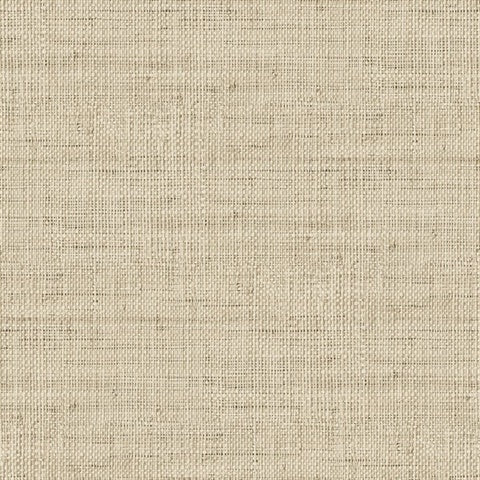 NG50172X Kaya Tan Faux Basketweave Wallpaper