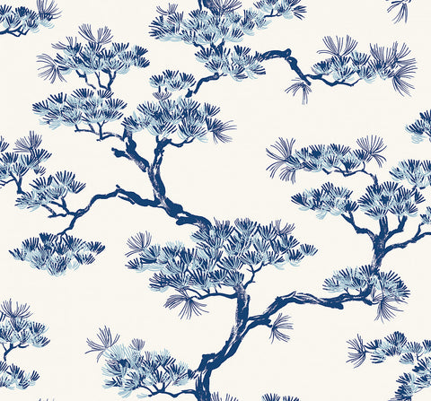 NS50022 Floral Textured Natural Silhouettes Wallpaper