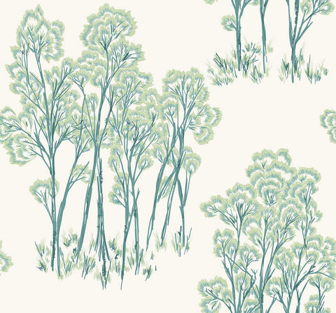 NS50704 Floral Natural Silhouettes Wallpaper