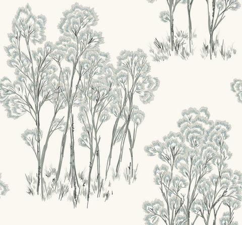 NS50708 Floral Natural Silhouettes Wallpaper 