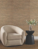 NT6101 Bamboo Hemp Blend Neutral Black Wallpaper