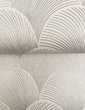 NT6104 Metallic Scallop Cream Wallpaper