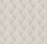 NT6104 Metallic Scallop Cream Wallpaper