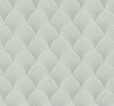 NT6106 Metallic Scallop Light Green Wallpaper 