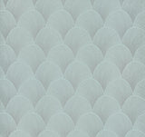 NT6108 Metallic Scallop Blue Pearl Wallpaper