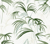 NT6121 Inky Palms Green Wallpaper