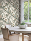 NT6131 Tropical Cabana White Wallpaper