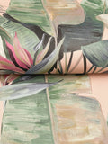 NT6132 Tropical Cabana Coral Wallpaper