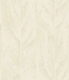 NT6145 Dicot Spa Leaf Pearl Wallpaper