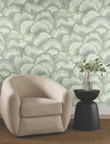 NT6181 Abalone Fans Seaglass Wallpaper