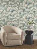 NT6184 Abalone Fans Mist Wallpaper