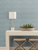 NT6194 Fine Line Geometric Blue Wallpaper