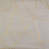 NW3500 Pearl Gold Geometric Quadrilateral Wallpaper