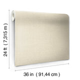 OG0526GV Ronald Redding Tatami Weave Cream Wallpaper
