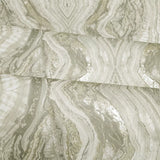 OG0558 Olive gray pearl Kaleidoscope faux marble mineral stone Wallpaper 3D York