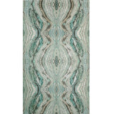 OG0559 Emerald teal green Kaleidoscope faux marble mineral stone Wallpaper