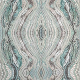 OG0559 Emerald teal green Kaleidoscope faux marble mineral stone Wallpaper