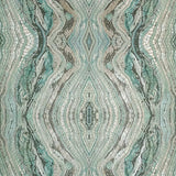 OG0559 Emerald teal green Kaleidoscope faux marble mineral stone Wallpaper