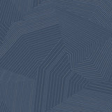 OI0616 Dotted Maze Navy Wallpaper