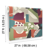 OI0671 Cut Outs Multi color Wallpaper